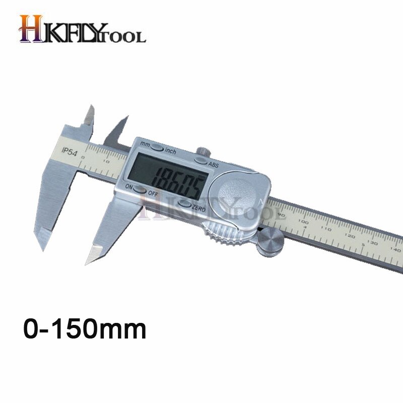 Terma 0.01mm IP54 water proof 150mm 200mm 300mm digital vernier caliper micron electronic caliper thickness micrometer gauge: 0-150mm