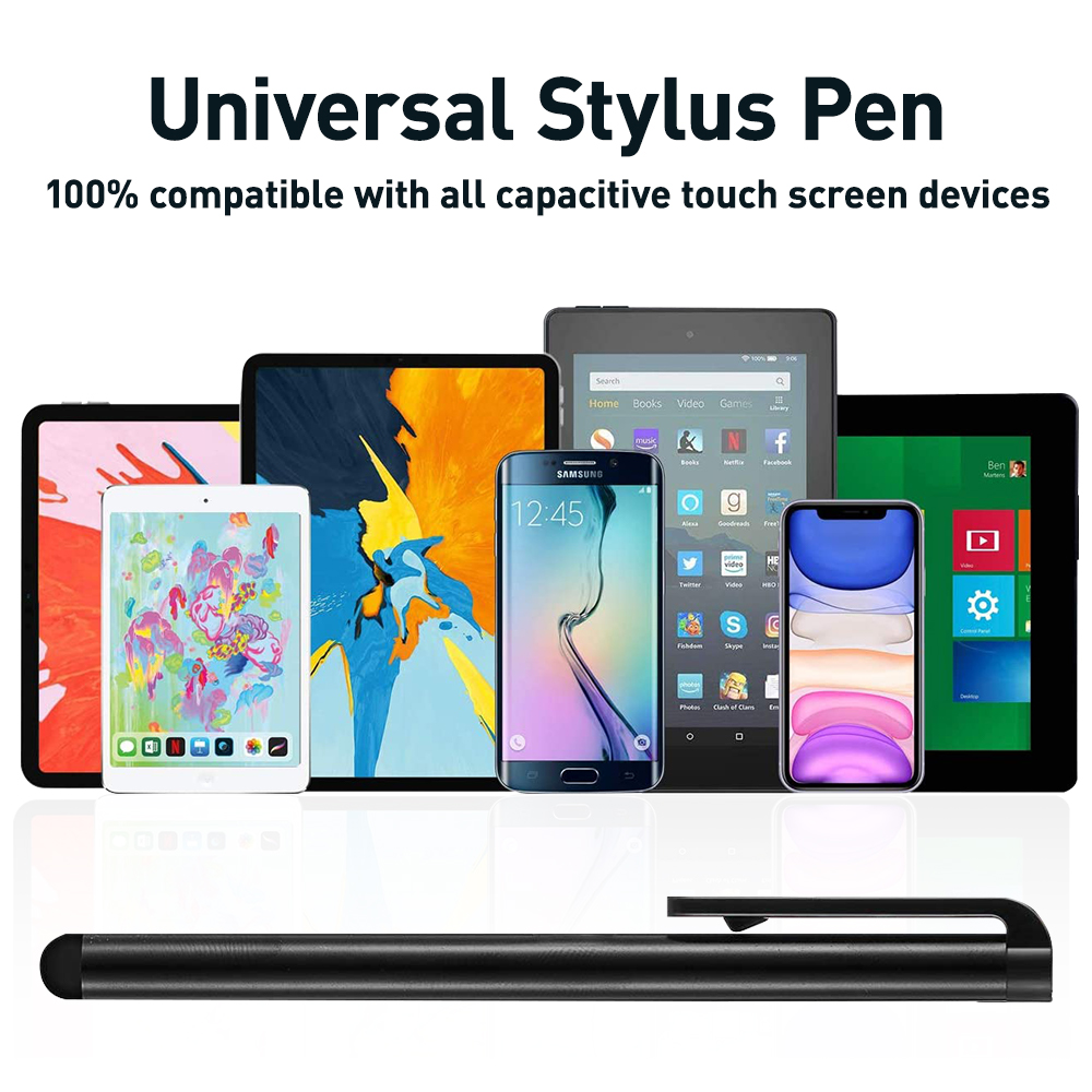 20 Pçs/lote Capacitive Touch Screen Stylus Pen Para IPad Air Mini Para Samsung iphone xiaomi Universal Tablet PC Telefone Inteligente Lápis