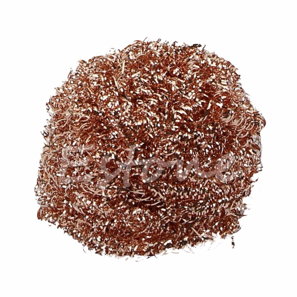 Welding Soldering Solder Iron Tip Cleaner Cleaning Steel Wire Sponge Ball