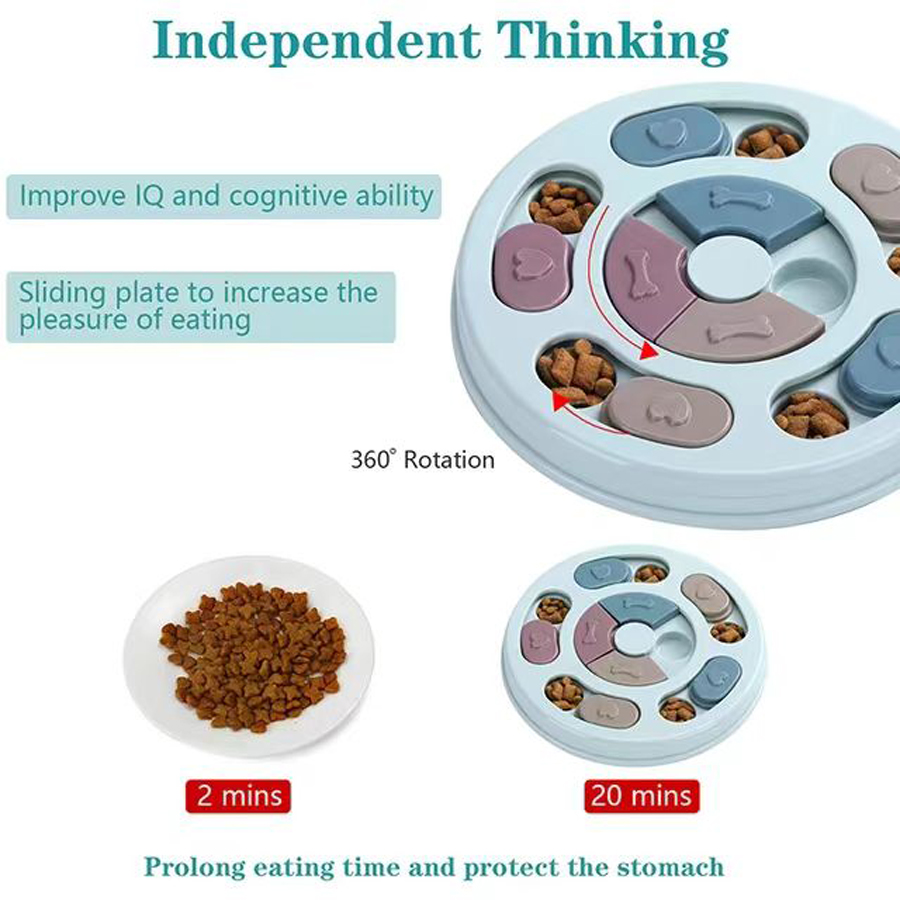 Interactief Hondenpuzzelspeelgoed - Slow Feeder & IQ Trainer