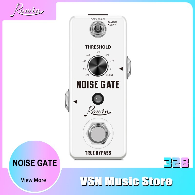 Rowin noise killer guitar noise gate suppressor effect pedal 2 modes: Default Title