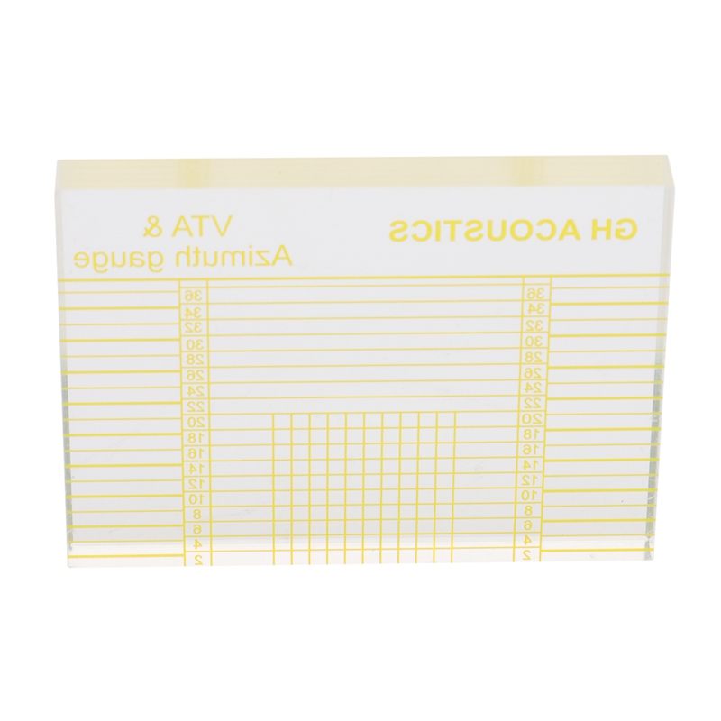 Protractor VTA Set, Turntable Phonograph LP Phonograph Cartridge Stylus Alignment Adjustment Tool,Contrast Protractor