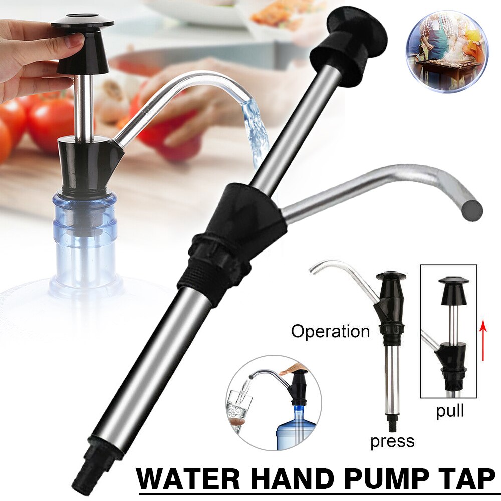 Portable Water Hand Pump Tap Replacement Tool For Camping Trailer Motorhome Pumps Parts Self Priming Easy To Get Water