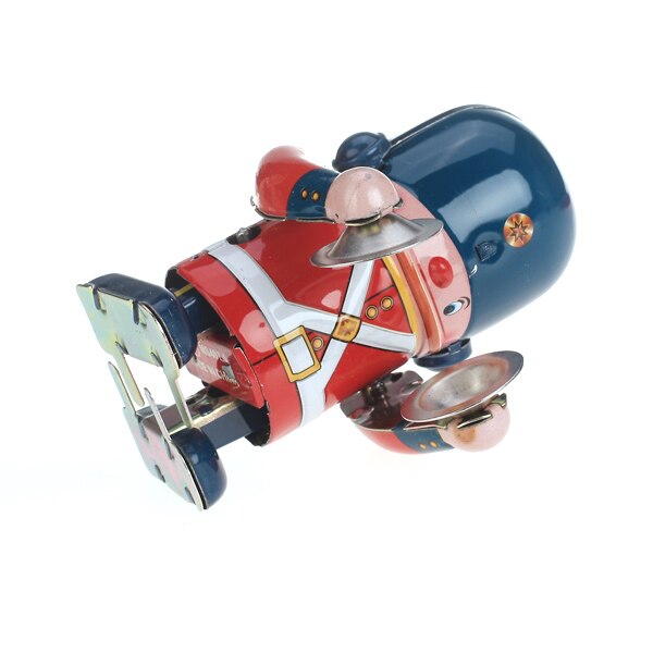 Wind Up Soldaat Bekkens Robot Model Speelgoed Clockwork Toy Collectible Met Sleutel