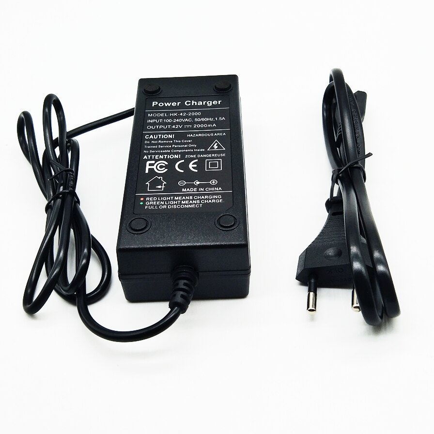 Hk Liitokala 36V 2A Acculader Uitgang 42V 2A Charger Input 100-240VAC Lithium Li-Poly Oplader voor 10Serie 36V