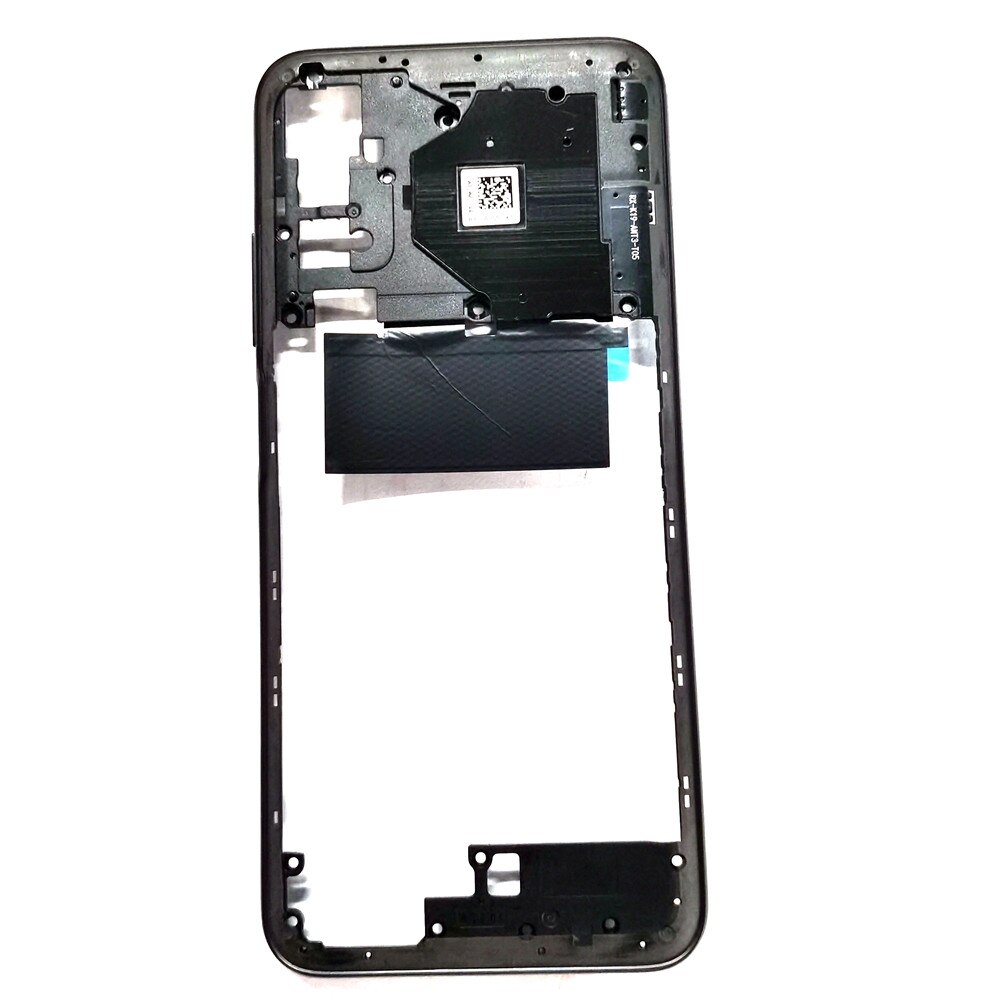 Originele Midden Frame Voor Xiaomi Redmi Note 10 5G Met Volume Knop Front Behuizing Midden Bezel Chassis Shell Onderdelen: Graphite Gray