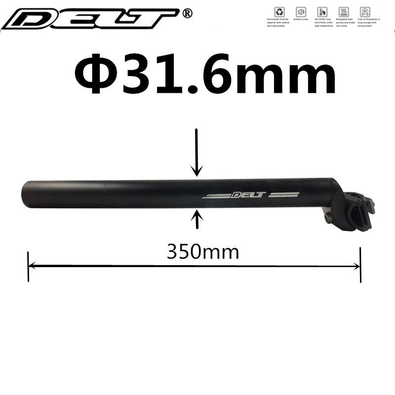 Vélo de Route À Pignon fixe Montagne VTT E-bike Vélo Tige De Selle Tube 27. Accessoires en aluminium de 2 / 25.4 /30.8/31.6X350MM: 31.6x350mm