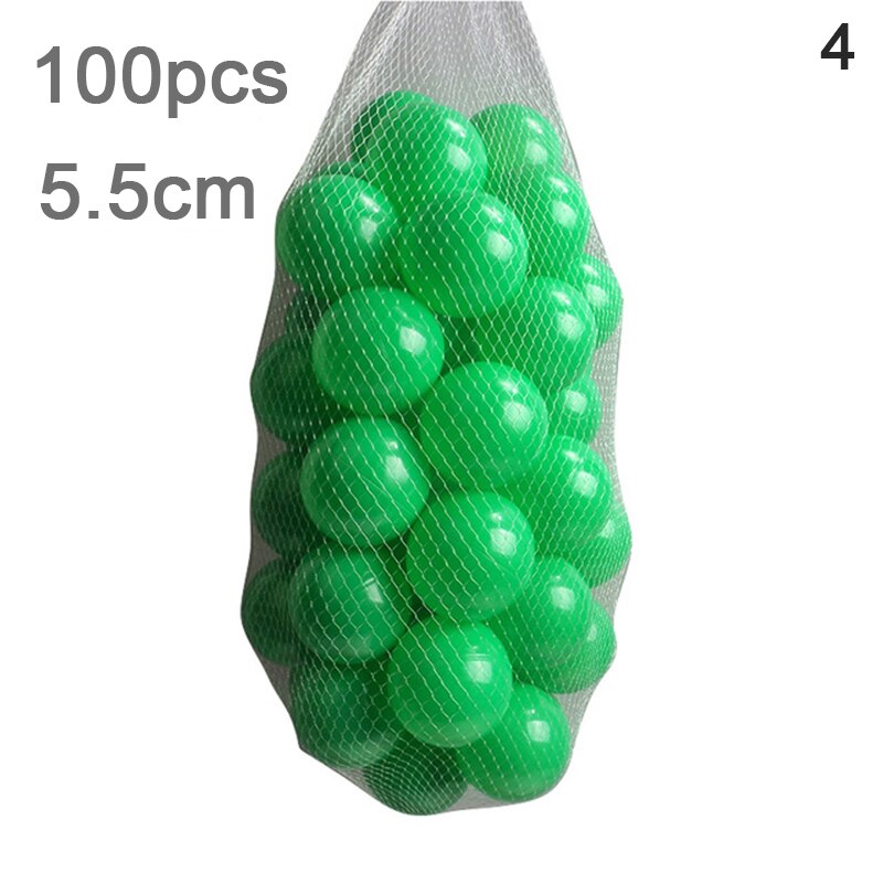 100x Eco Friendly Ball Plastic Ocean Ball Water Pool Ocean Wave Ball Outdoor Toy: A4