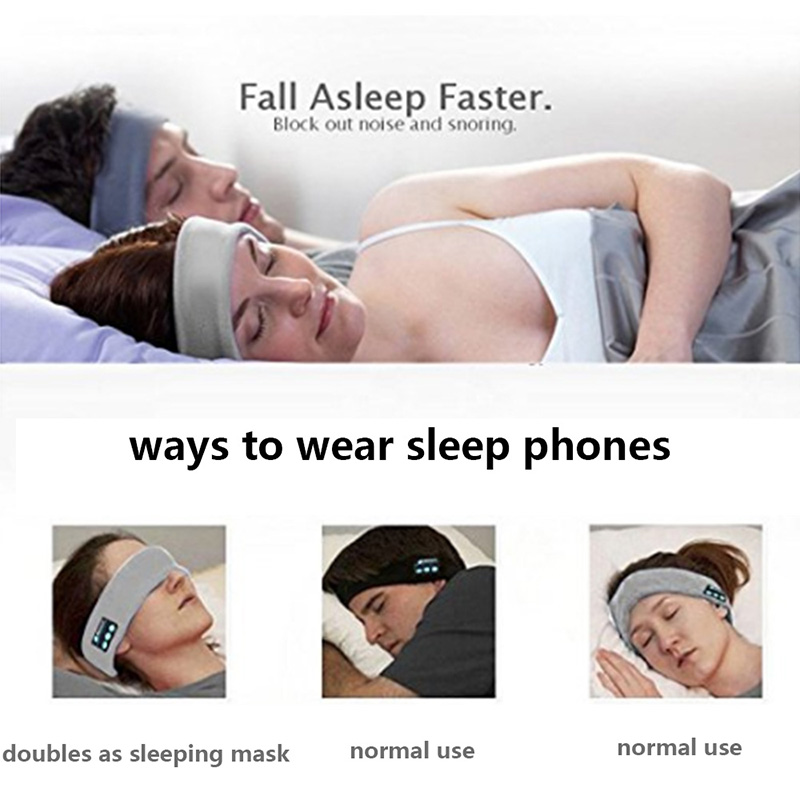 Wireless Bluetooth 5.0 Headphones headset Sleep Mask Earphone Headband Wearable auriculares bluetooth Headband