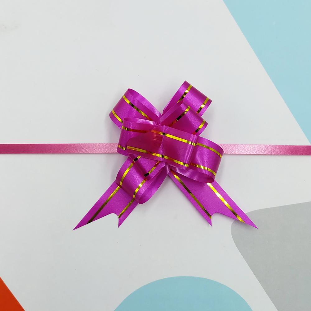 Wrap Pull Bow Confetti Bow Bow With Ribbon For Wedding Christmas Party Wrapping 2.2"Inch (70 Pcs): rose red