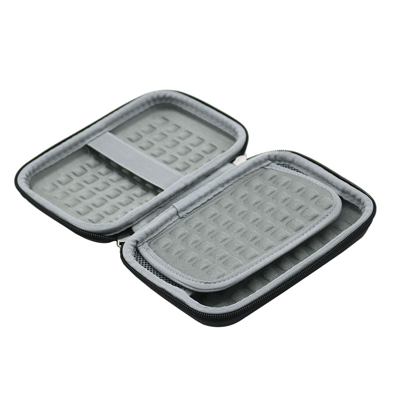 Eva-wasserdichte hartschalenbox für tragbare externe ssds (250gb x 500gb 1tb 2tb) inklusive staubdichter aufbewahrungstasche und tragebox