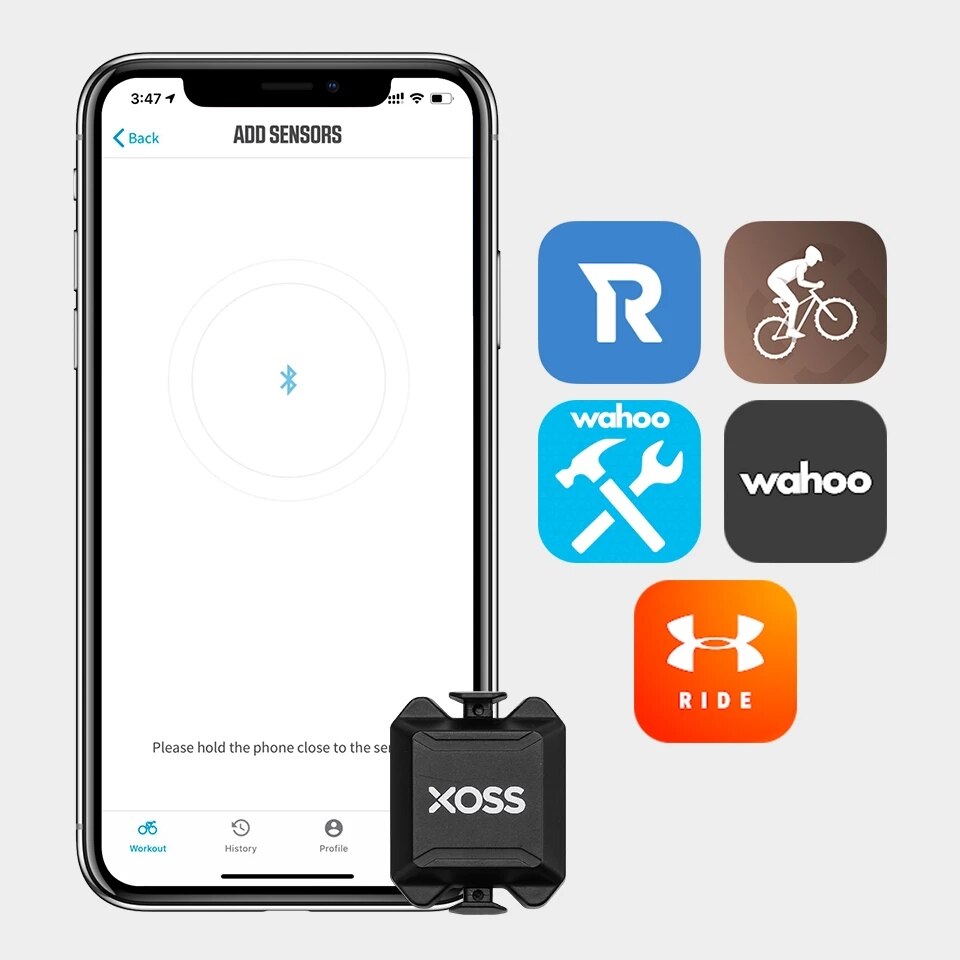 Wireless ANT+ Bluetooth Cycle Computer Speed Cadence Heart Rate For GARMIN BRYTON XOSS Magene Bicycle Cycling Computer