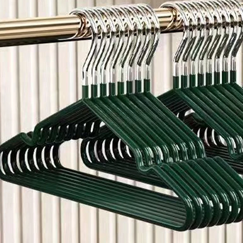 10 Children's Clothes Hangers Home Use Non-Slip Wardrobe Storage Baby Clothes Hangers Children's Stainless Steel Clothes Hangers: Default Title