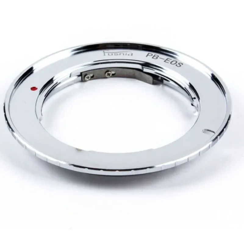 Anillo adaptador de montaje PB-EOS de aluminio anodizado cromado para lente de montura Praktica PB a cámara de montura Canon EOS EF 5D,6D,7D, etc.