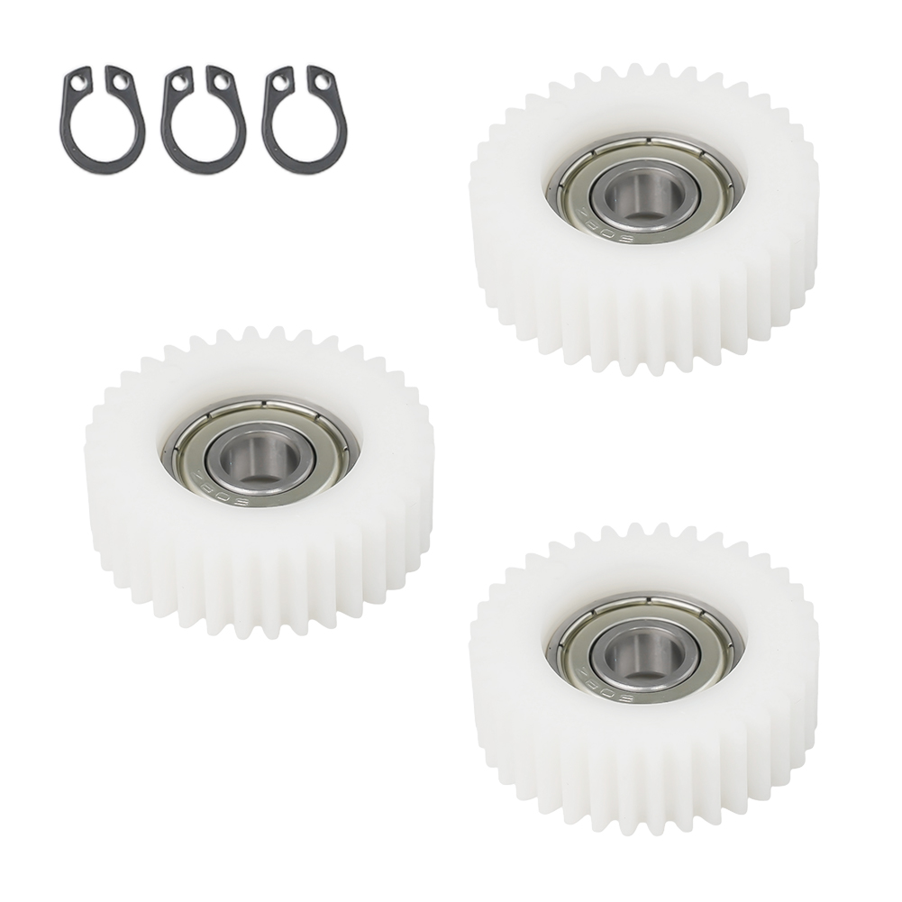 Motor de cubo de rueda de bicicleta, engranajes planetarios de 38x8x12mm, rodamiento de nailon, accesorios eléctricos para Motor Bafang, 3 uds., 36 dientes: Default Title