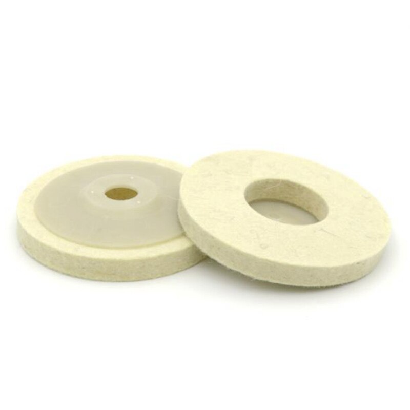 Wol Wiel Vilten Polijstschijf Buffing Disc Voor Haakse Slijper Schurende 10 Pcs 4 Inch Professionele