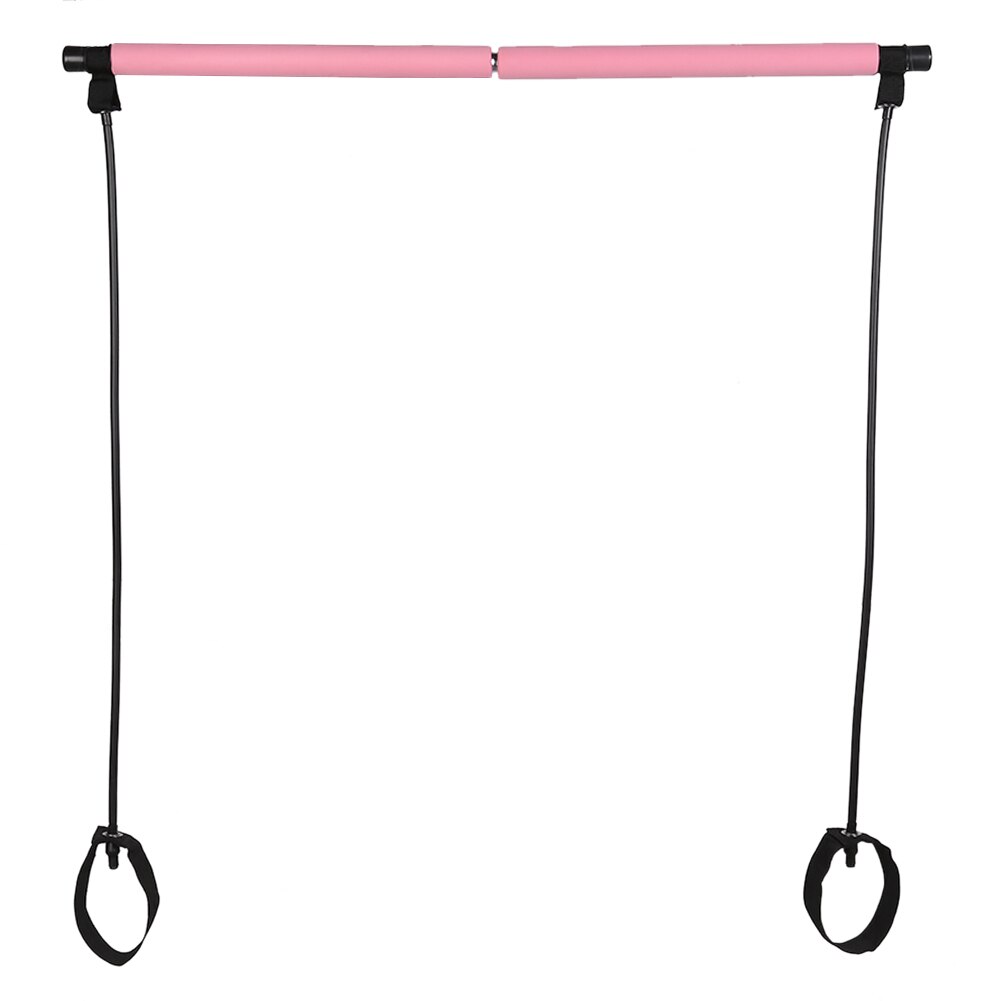 Gym portabel pilates bar stick utarbetad tillverkning långvarig hållbar med motståndsband för träning hemma