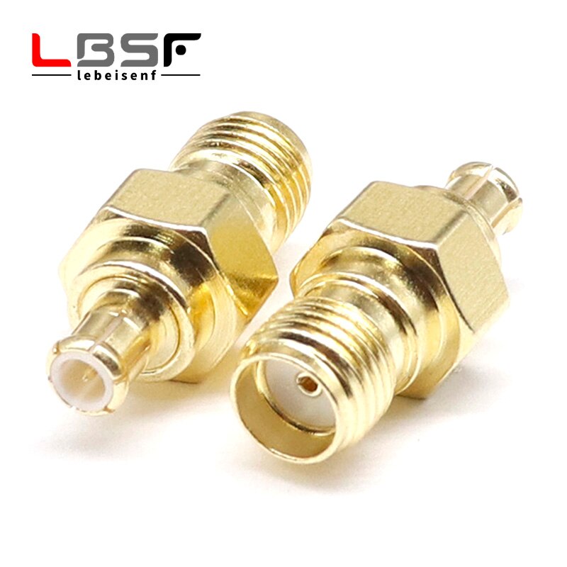 RF MCX-J/SMA-K coaxial 50 ohm connector, high frequency MCX male to SMA female oscilloscope adapter