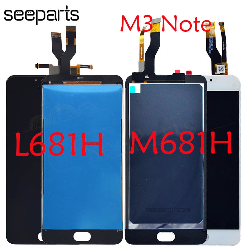 For MEIZU L681H LCD Screen Meizu M3 Note LCD Display With Touch Screen Digitizer Assembly For 5.5" Meizu M681H LCD Replacement