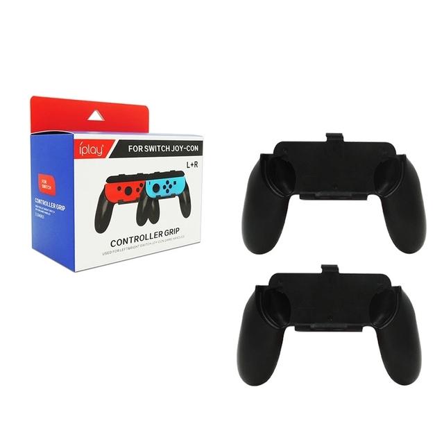 Voor Schakelaar Joypad Controller Kleine Handgreep Handvat Gamepad Houder Voor Nintendo Switch Game Machine Accessoires: 2 Black