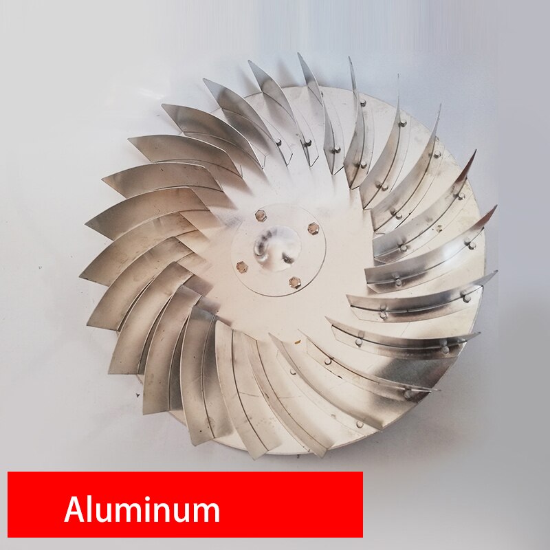 Centrifugaal Ventilator Blades Vervanging Aluminium Waaier Fans Rvs Waaier Centrifugaal Waaier Fan Rotorbladen: Aluminum