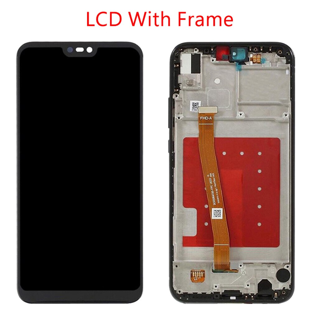 5.84 "Aaa + + + Lcd Voor Huawei P20 Lite Lcd-scherm Met Touch Screen Digitizer Module Vervanging Display Voor Huawei nova 3E Lcd