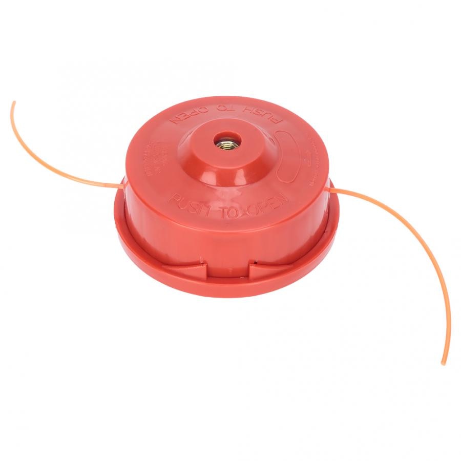 Universal Trimmer Head Bump Feed Line Line Spool Red Hardened Plastic Brush Cutter Accessories for Most Brush Cutters