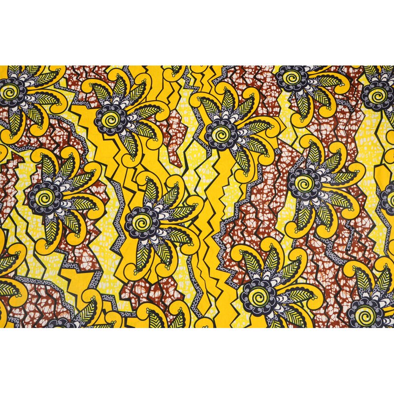 Tela de impresión de cera africana para vestidos de boda 100% tela de algodón para vestido tela ankara