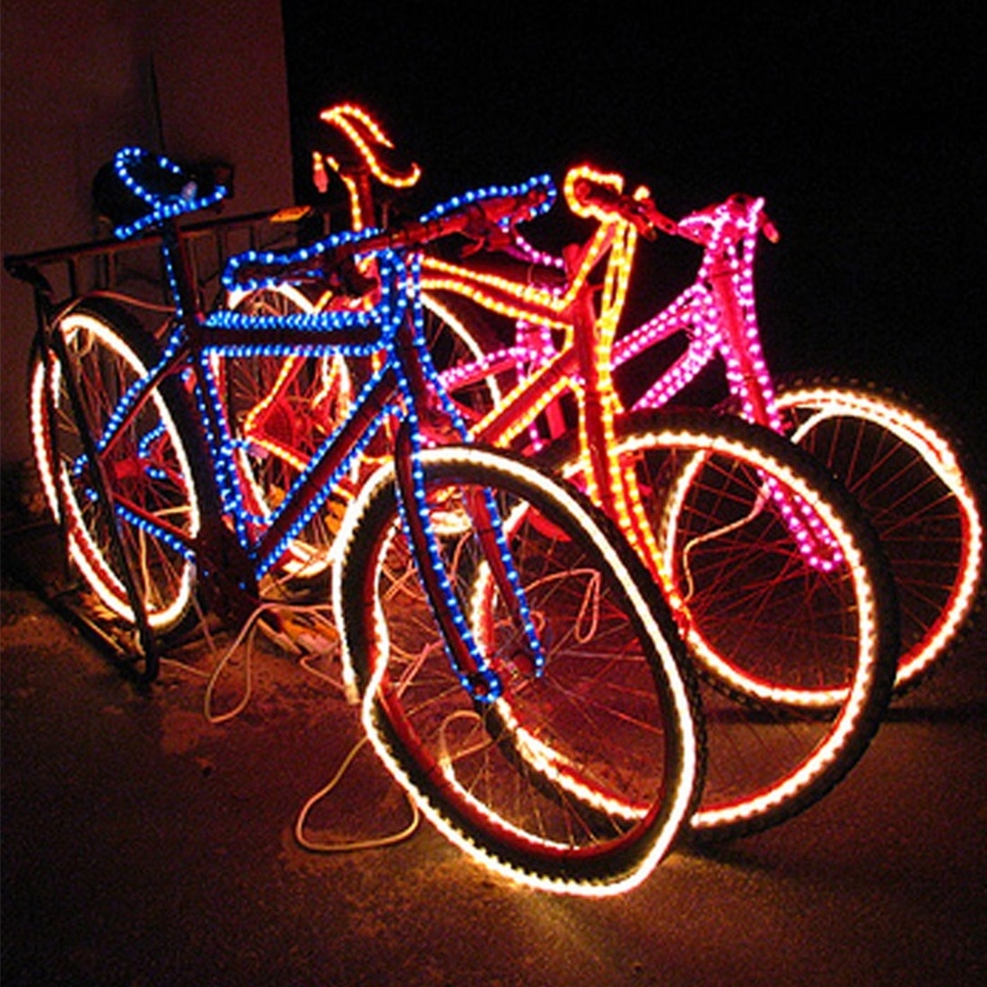 20 Led Fietsverlichting Mountainbike Licht Fietsen Spoke Wheel Lamp Bisiklet Aksesuar