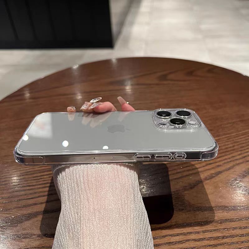 Étui de protection Transparent de couleur unie pour Realme 14 13 12 11 10 9 Pro Plus 5G 14X 8 C75 C67 C65 C63 C53 C55 GT6 6T