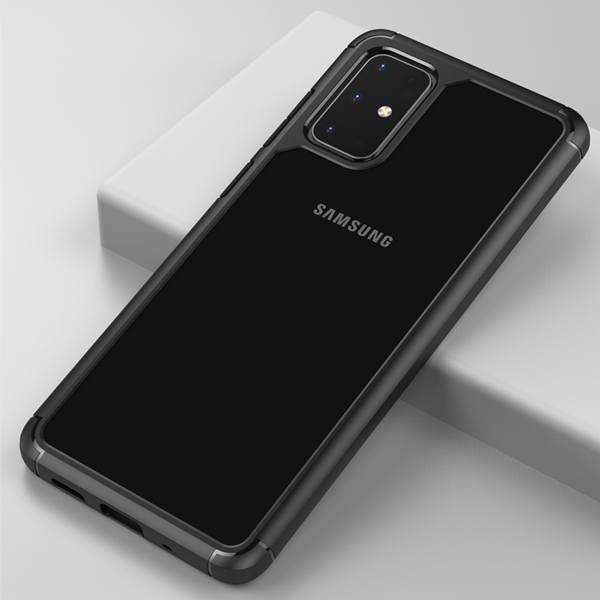 Für Samsung Galaxy S20 Ultra Rüstung Fall Weiche TPU + Harte PC Schützen Abdeckung für Samsung S20 Plus S20 Zurück fall Stoßfest Tasche: S20 Ultra / black