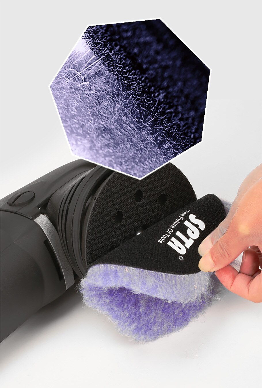 6 Inch Lambs Woollen Polishing Buffing Pad Polisher Pads For Car Detailing Waxing Polishing Buffer