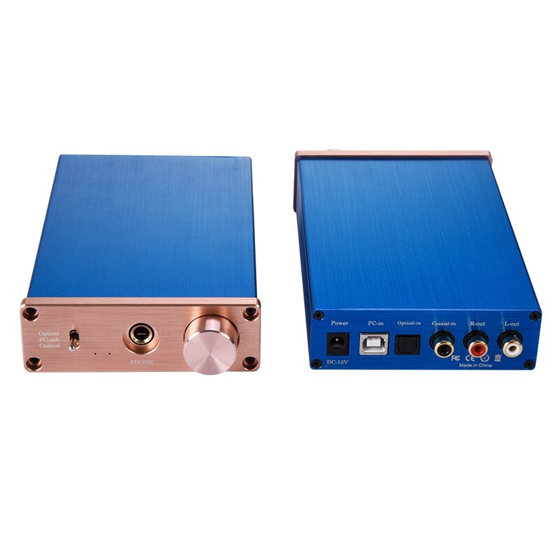 Nk -p90 met usb/glasvezel/coax digitale versterker da-c decoder converter digitaal-naar-analoog converter (eu-stekker)