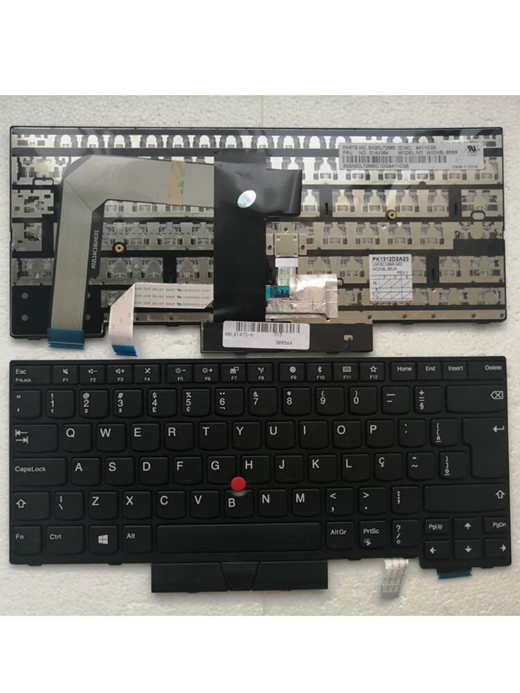 BR/SP/LA tastatur für Lenovo für Thinkpad A475 T480 A485 T470 hinterleuchtet
