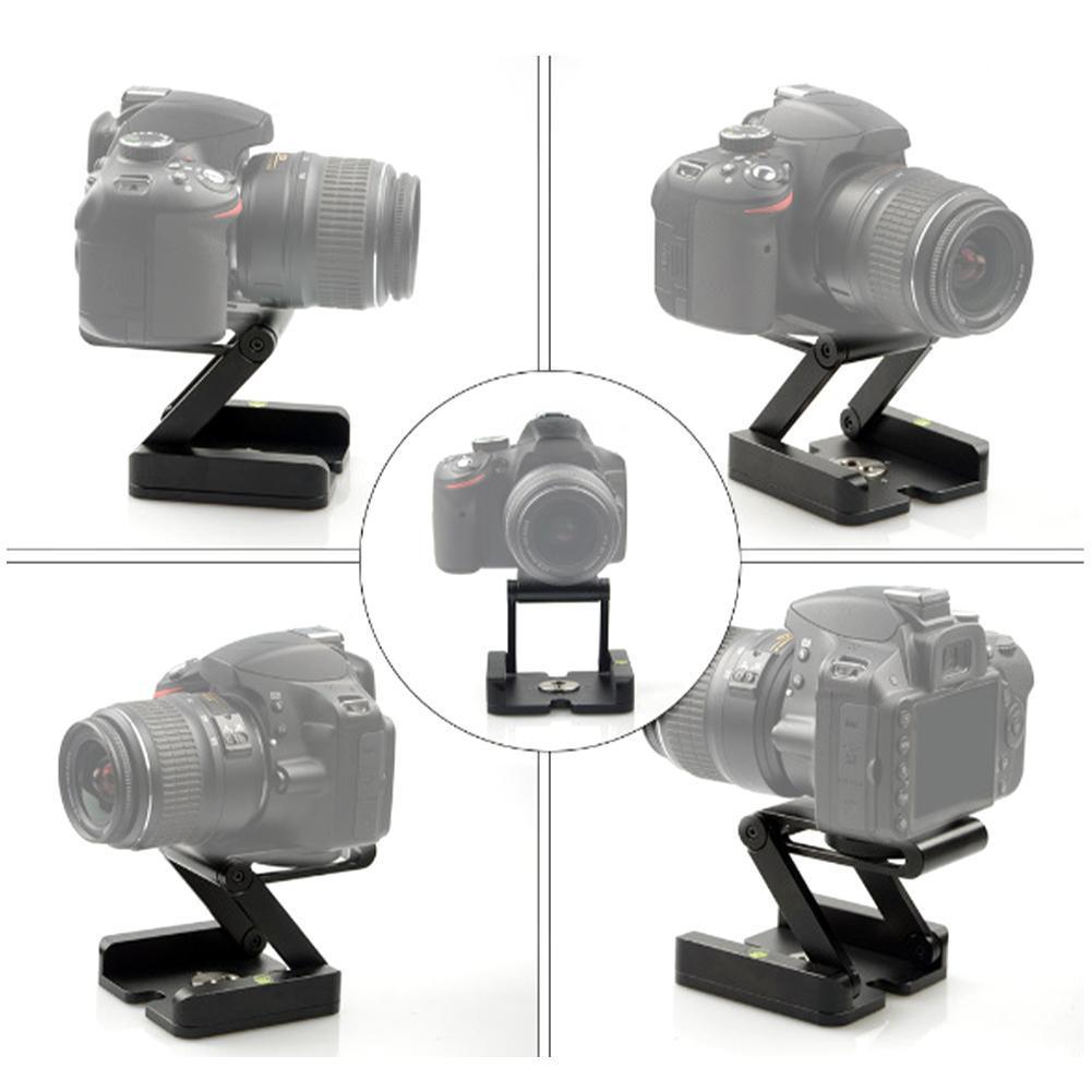 Camera Tripod Guide Rails Camera Flex Tripod Z-shaped Folding Bracket Mounting Plate Accessories Tilt Camera Ball Supp H3q8