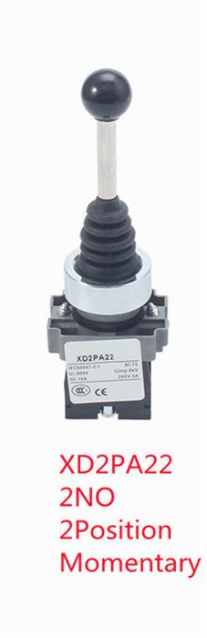2NO 2 Position Latch XD2-PA12 PA14 rocker joystick controller spring return Rotary Cross Switches reset PA22 PA24 4NO 4 Position: XD2-PA22