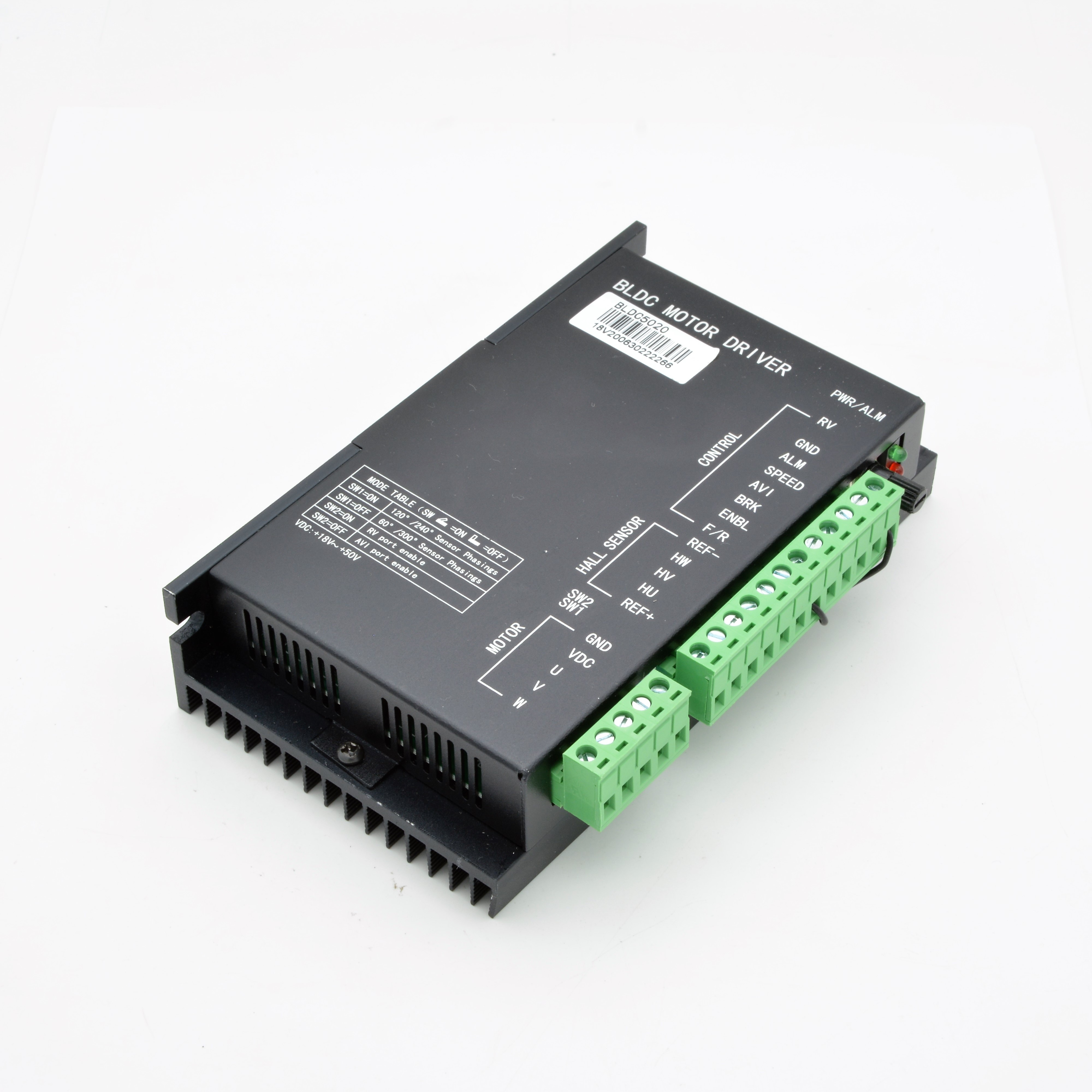 Bldc Motor Driver BLDC-5020 24V 36V 48V Borstelloze Dc Motor Driver 500W 24-50 Vdc