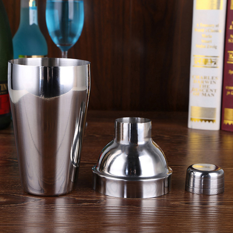 Rostfritt stål cocktail shaker mixer vin martini boston shaker för bartender drink party bar verktyg milk shaker kopp set