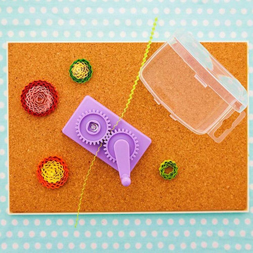 Paper Quilling Crimper Mahcine Wave Crimping Papercraft Quilled Reusable Tool DIY Art Structure and Easy to Use