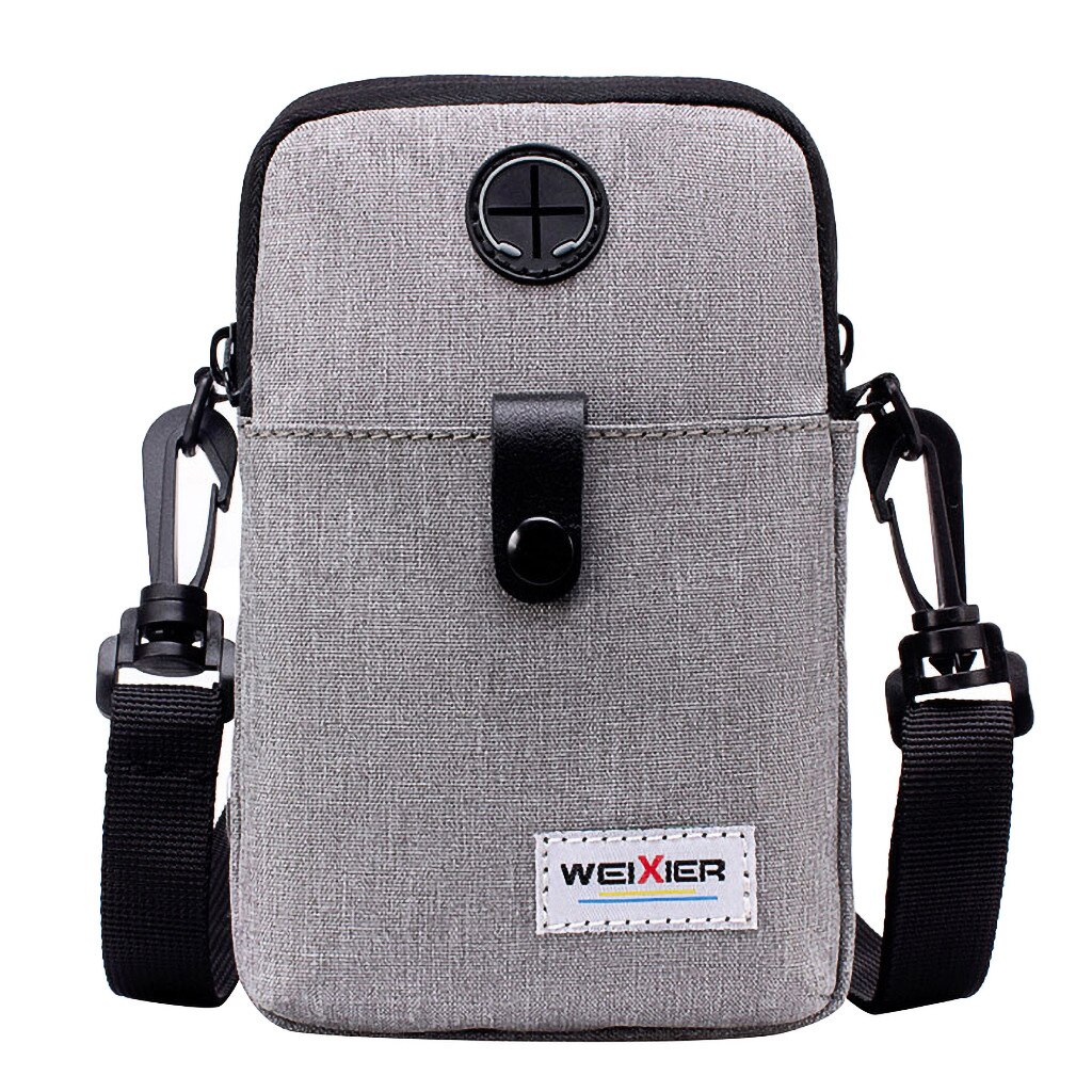 20# Men's Diagonal Mini Shoulder Multifunctional Mobile Phone Bag Outdoor Sports Bag Coin Bag Bolso Hombre Сумки: D