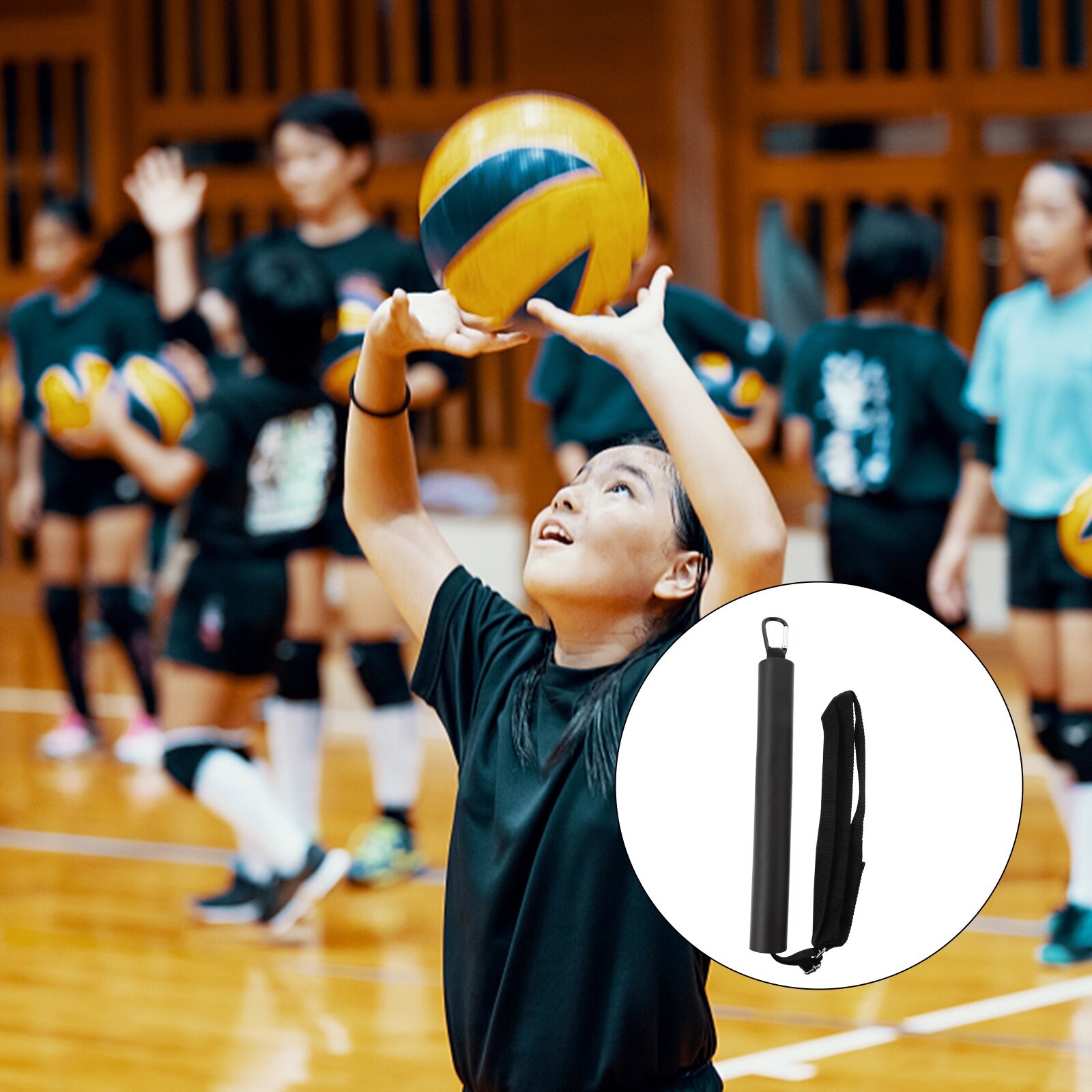 2 stück aufhängungsbänder für volleyball und basketball, verstellbare länge, halterung