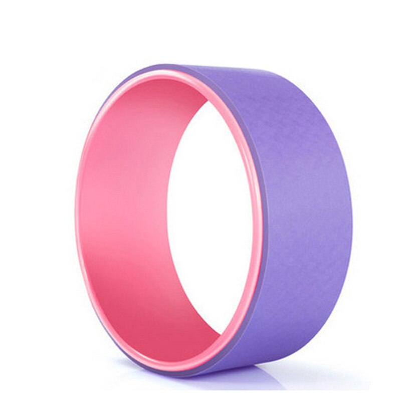 Yoga Pilates Cirkel Tpe Yoga Fitness Roller Wiel Terug Training Tool Afslanken Magic Taille Vorm Pilates Ring: violet