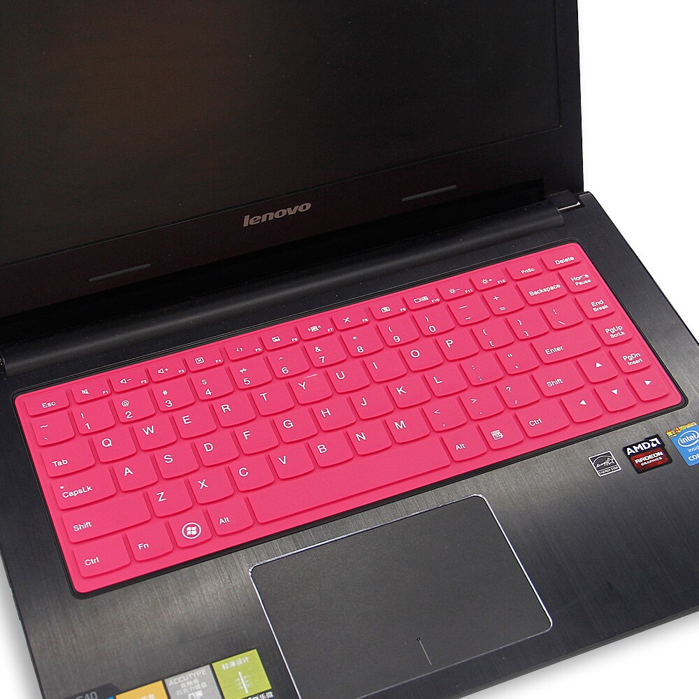 Laptop Keyboard Cover for Lenovo Yoga 13" - Ultra-thin Silicone Protector Skin: All Rose