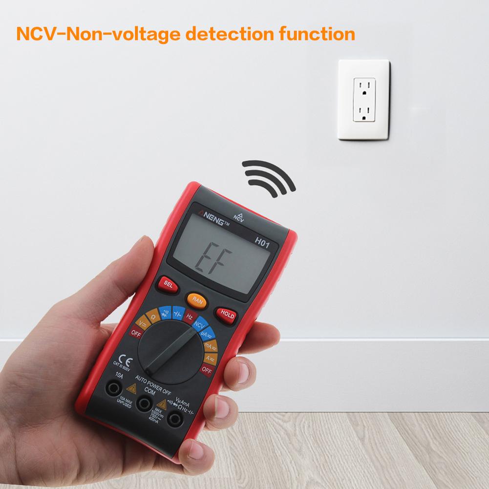 Multifunction ANENG H01 Auto Range 4000Counts Digital Multimeter Backlight AC/DC Ammeter Voltme Electrical Analysis Instruments