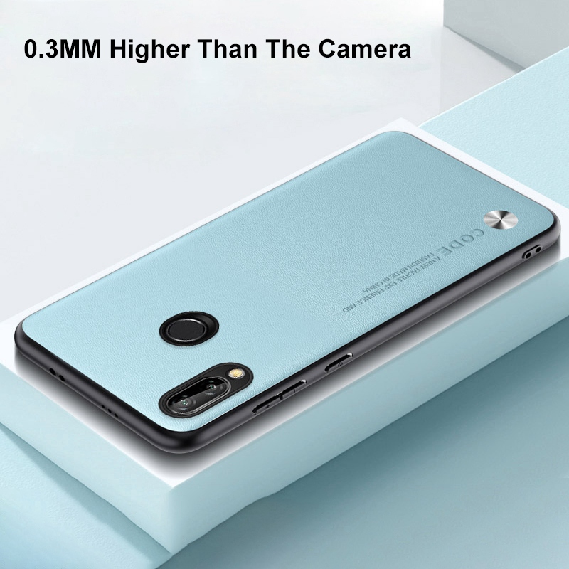 Funda de cuero PU de lujo para Huawei Nova 3 3i Nova3 i, funda trasera de silicona mate, funda de teléfono de protección completa para Huawei P Smart Plus