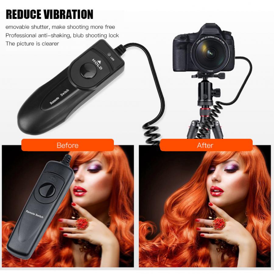RM-UC1 Slr Ontspanknop Remote Trigger Met Led Licht Voor Olympus ES100 E4100 SP-550UZ Camera