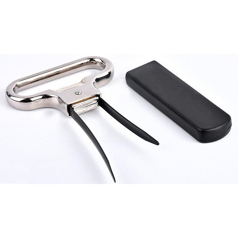 Newest Two-prong Cork Puller Ah-so Wine Opener Old Red Wine Opener