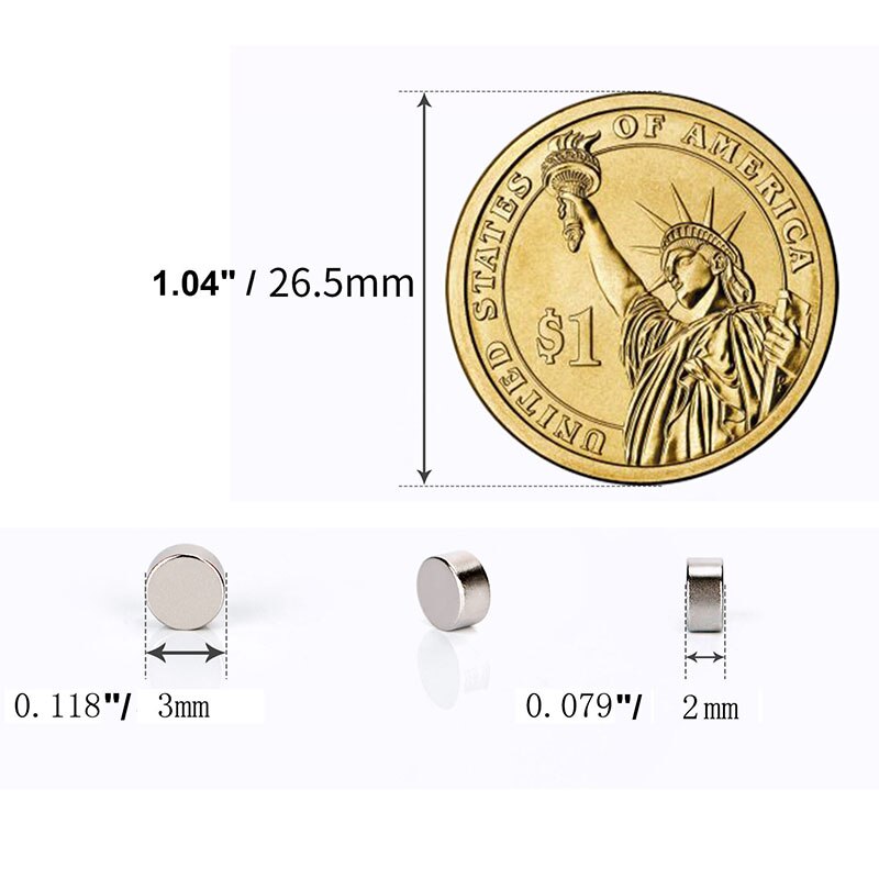 20 50 100 stk 3 x 1 3 x 2mm små runde neodym magnet sterke magneter sjeldne jordarter neodym magnet sterk neodym magnet