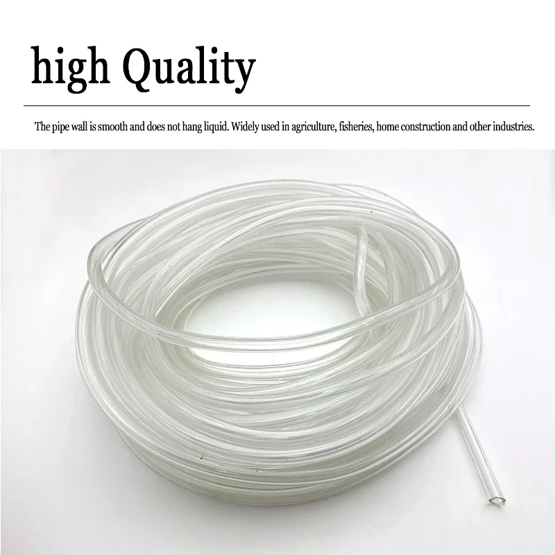 1M/3M PVC Soft Hose ID 2 3 4 5 6 7 8 9 10 12 13 16 mm Odorless Plastic Transparent Water Pump Flexible Tube