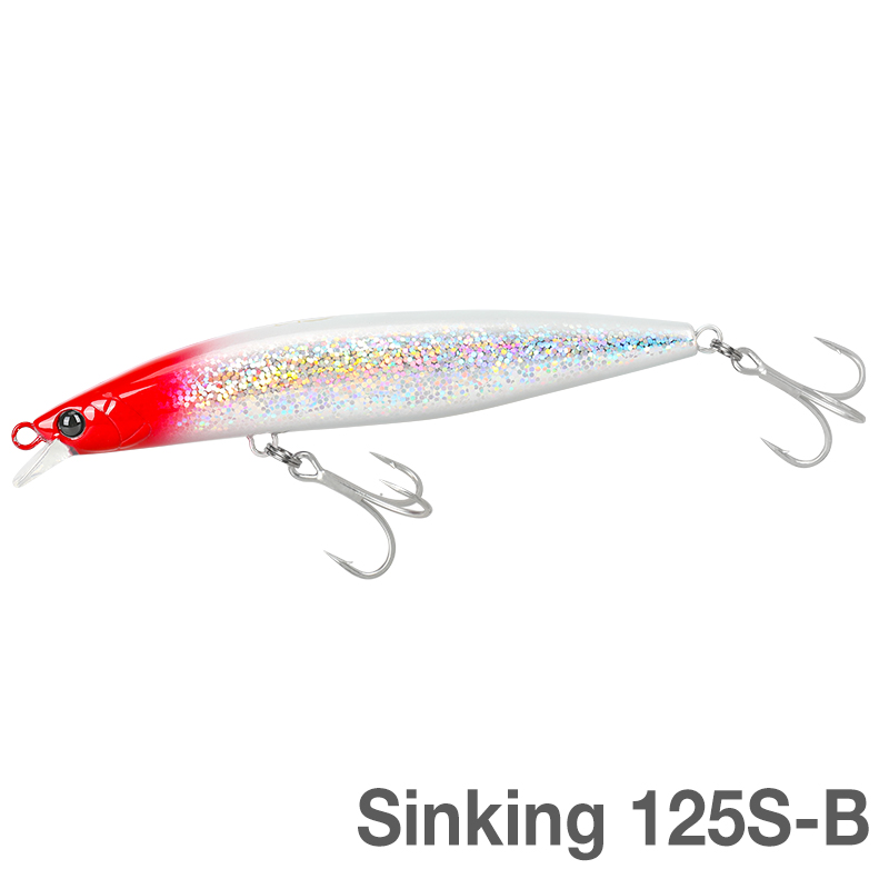 TSURINOYA High Strength Ultra-long Casting Sinking Minnow Stinger 125S 125mm 28g Saltwater Fishing Lure Artificial Hard Baits: Yellow